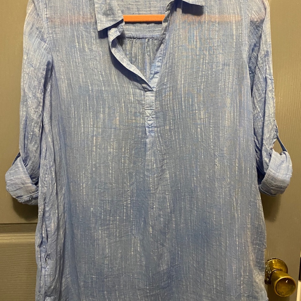 Crown and ivy denim tunic size xs